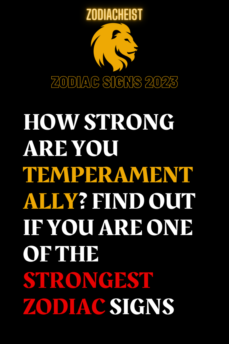 How Strong Are You Temperamentally Find Out If You Are One Of The