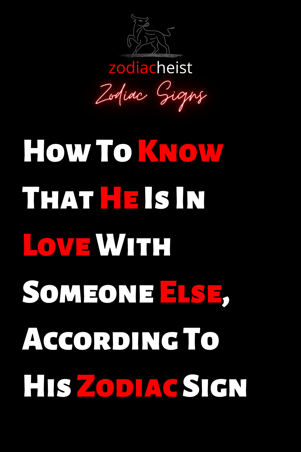 How To Know That He Is In Love With Someone Else, According To His ...