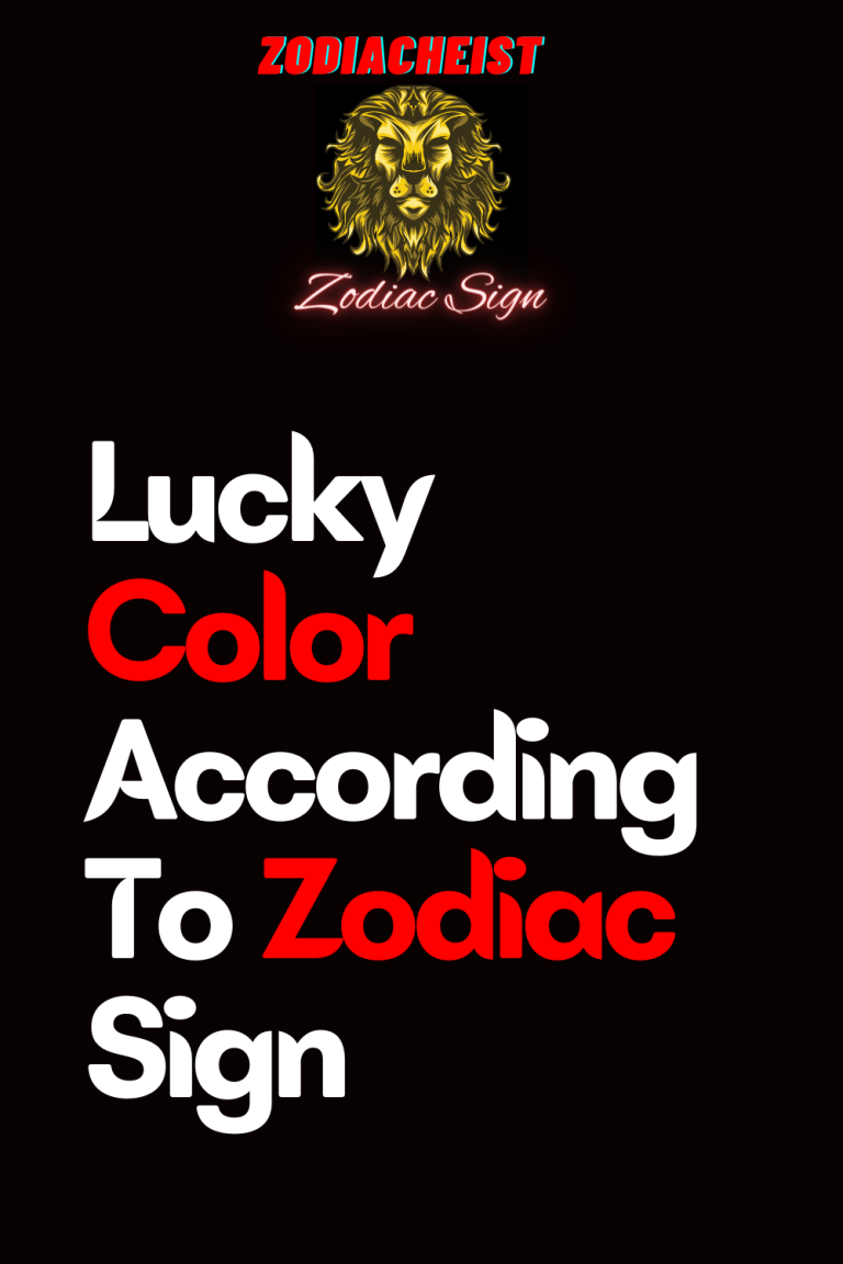Lucky Color According To Zodiac Sign Lucky Color According To Zodiac Sign