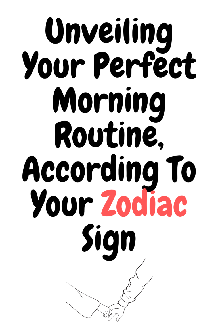 Unveiling Your Perfect Morning Routine According To Your Zodiac Sign Zodiac Heist 2671