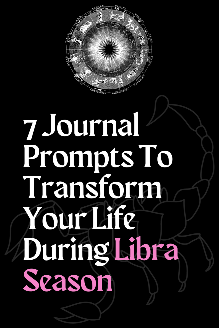 7 Journal Prompts To Transform Your Life During Libra Season 7 Journal Prompts To Transform Your Life During Libra Season