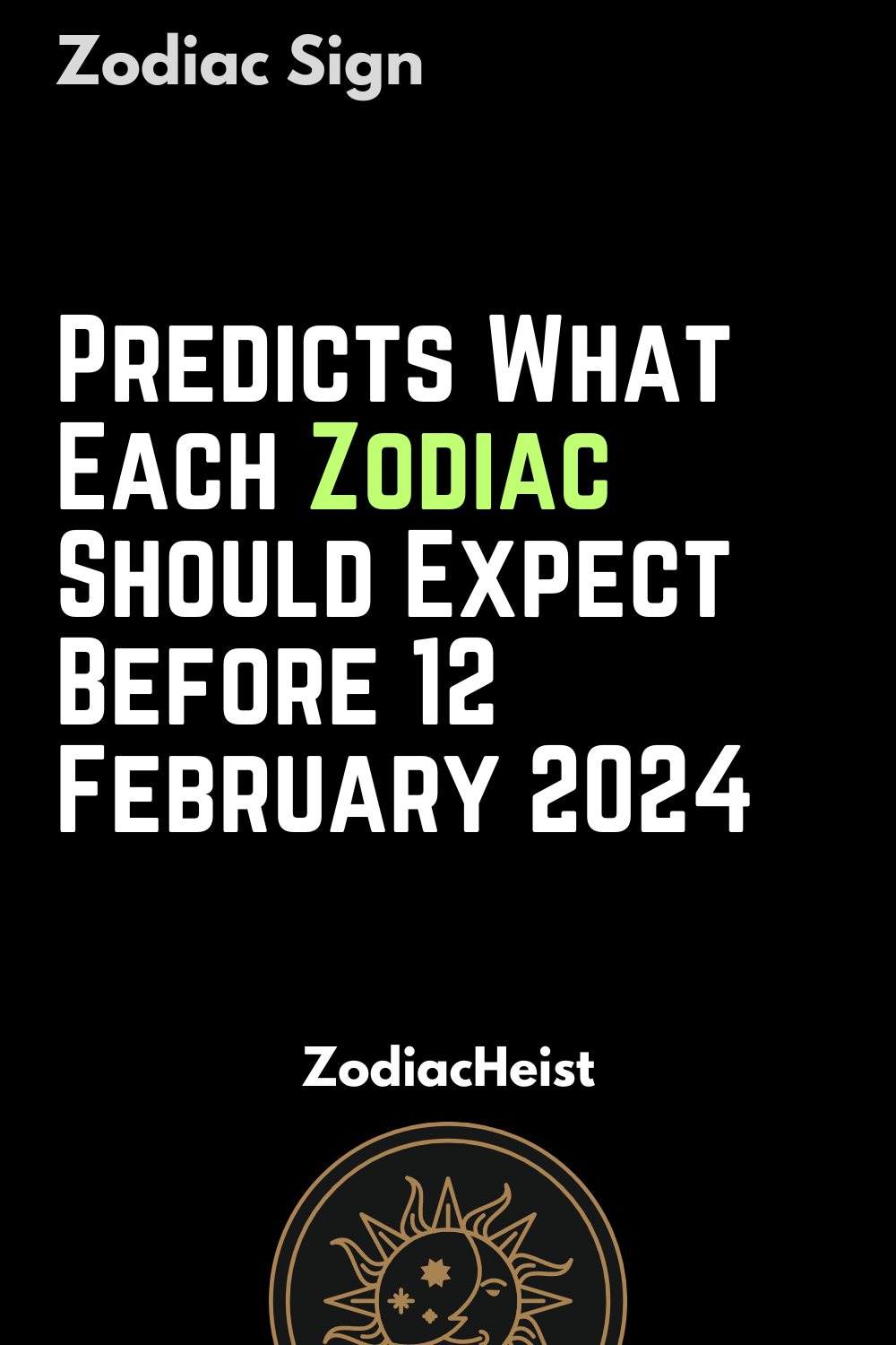 Predicts What Each Zodiac Should Expect Before 12 February 2024