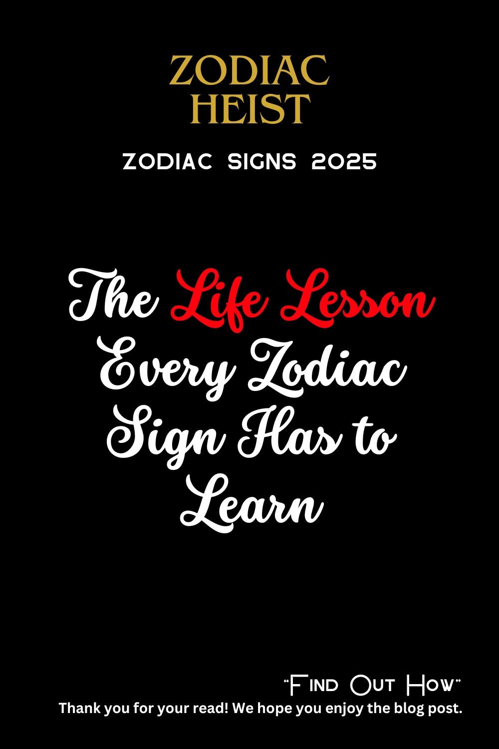 The Life Lesson Every Zodiac Sign Has to Learn
